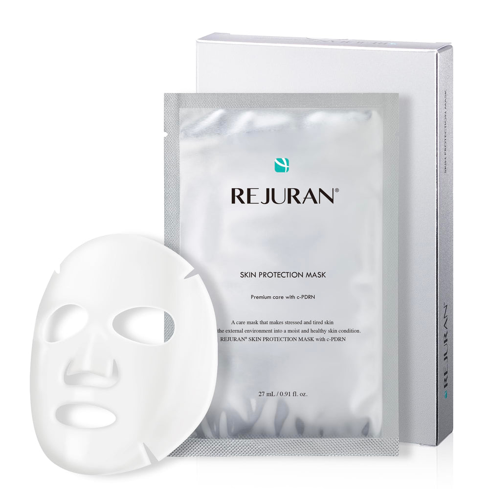 REJURAN Skin Protection Mask packaging ready for daily hydration and gentle care.
