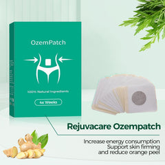 Ozempatch placed on abdomen demonstrates broad-body coverage options.