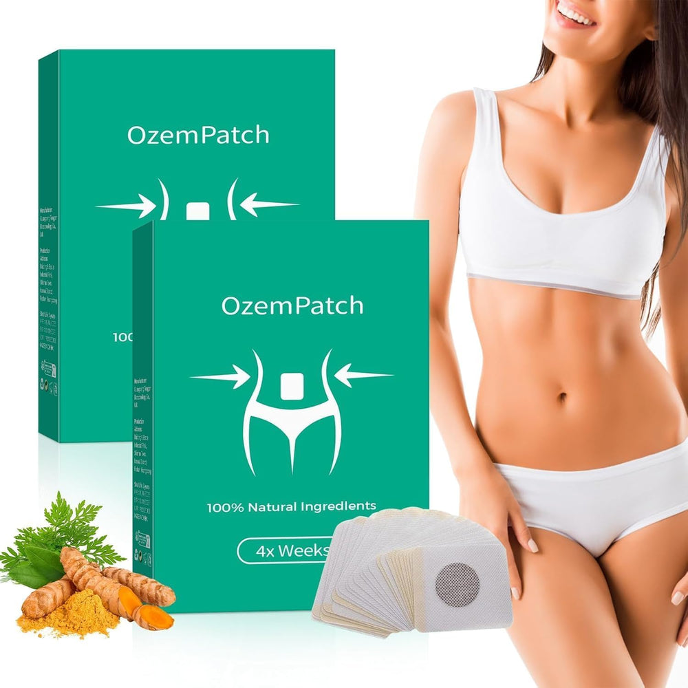 RejuvaCare Ozempatch packaging shown for easy storage and travel-friendly use.