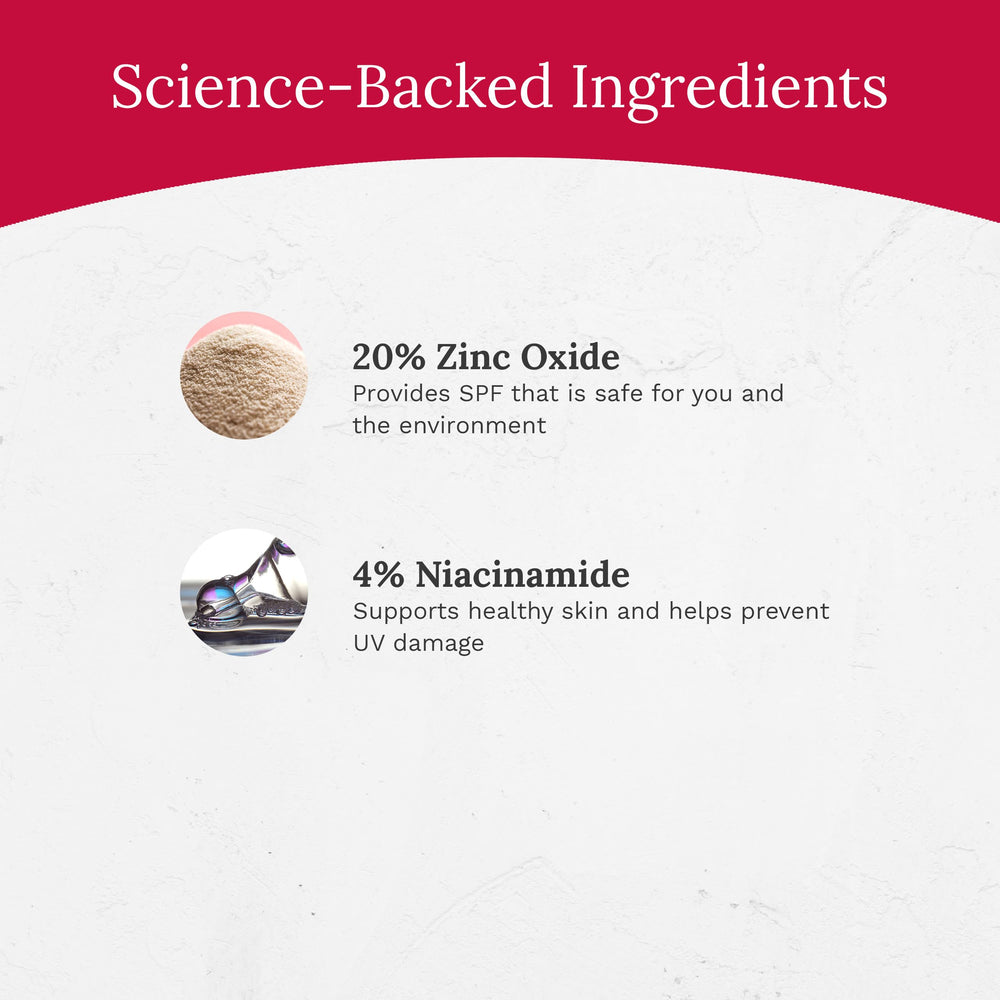 Rejuvaskin Mineral Facial Sunscreen texture appears light and non-greasy.
