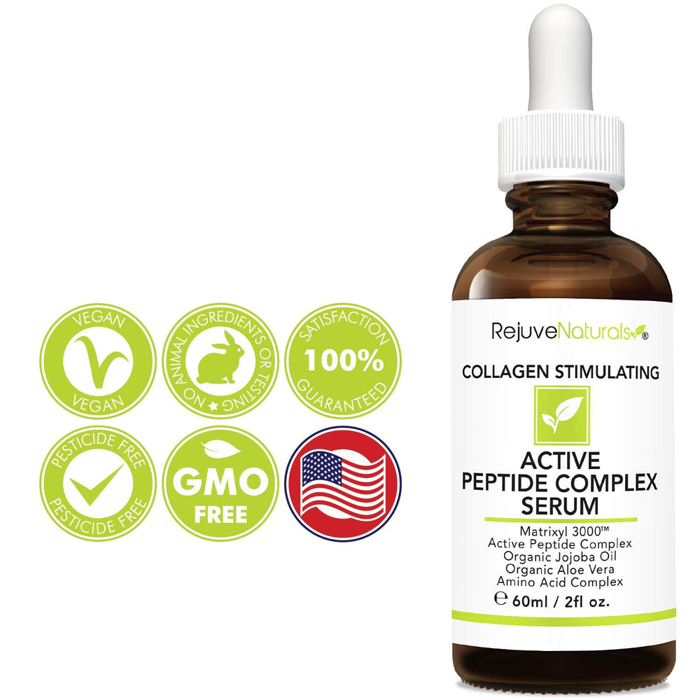 2 oz bottle of RejuveNaturals serum signaling generous size