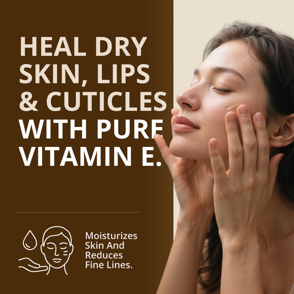 RejuveNaturals vitamin e oil non-GMO USA-made label communicates purity