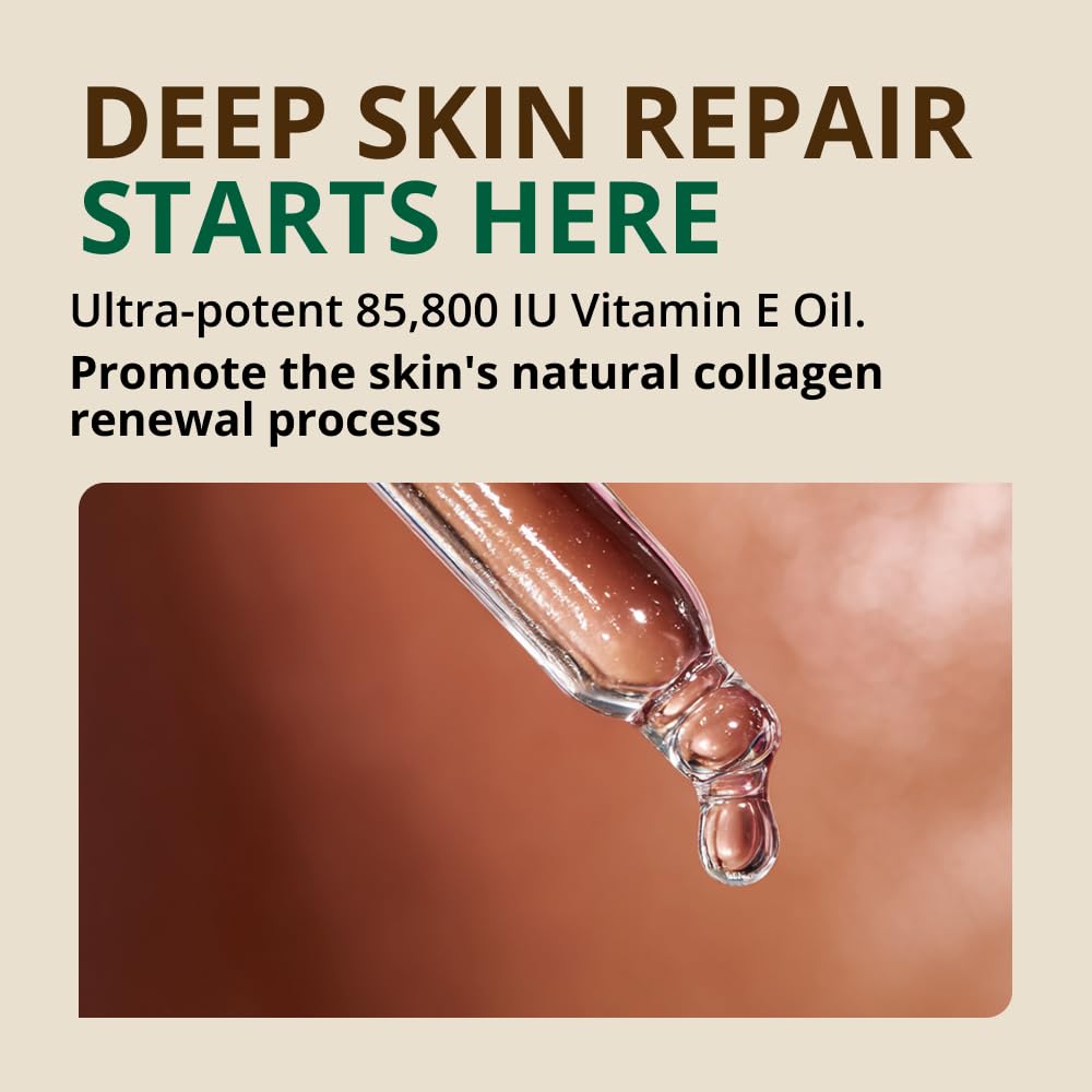 RejuveNaturals vitamin e oil applying to skin demonstrates gentle use