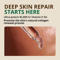 RejuveNaturals vitamin e oil applying to skin demonstrates gentle use