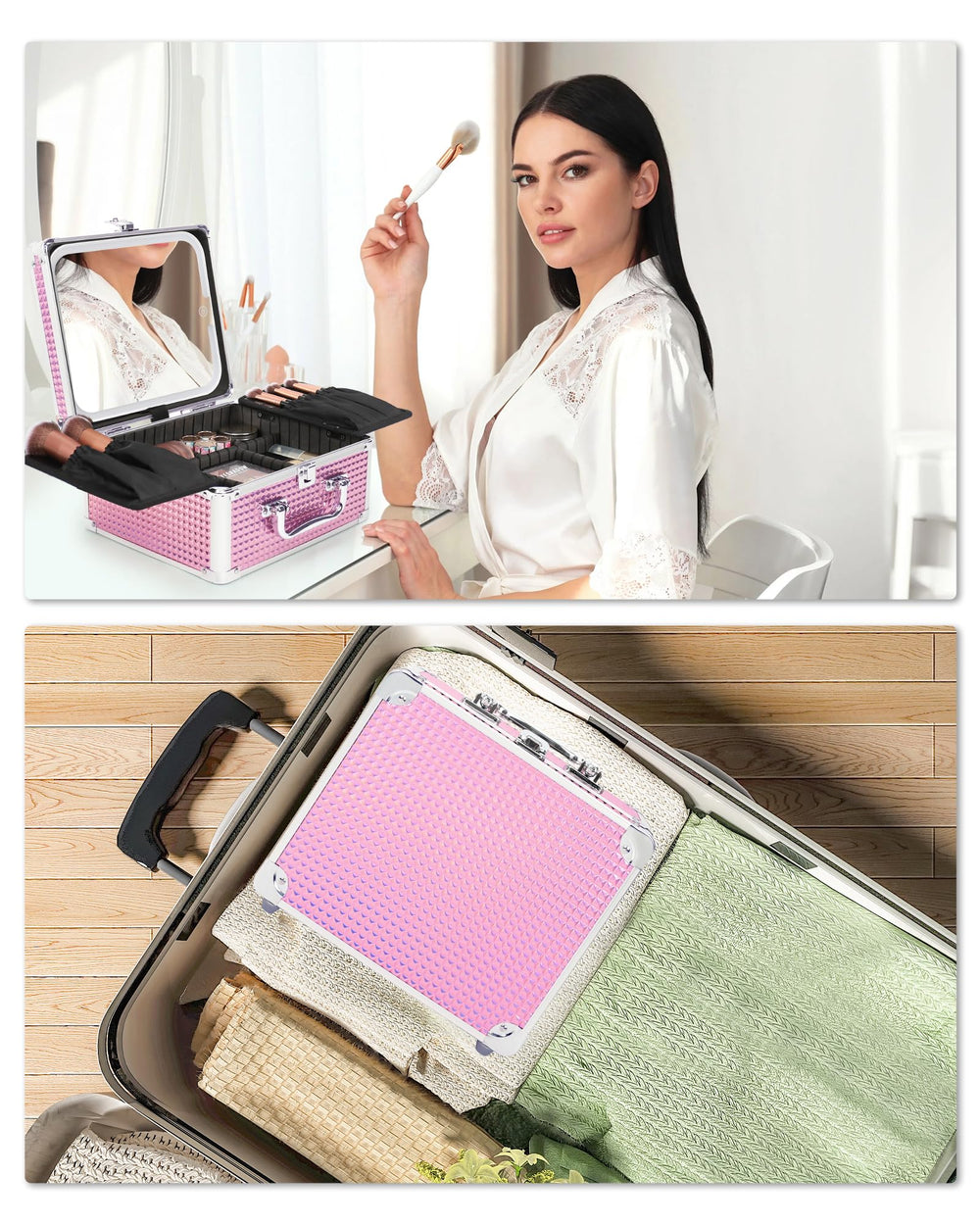 Relavel 360-degree rotating mirror for flexible viewing angles