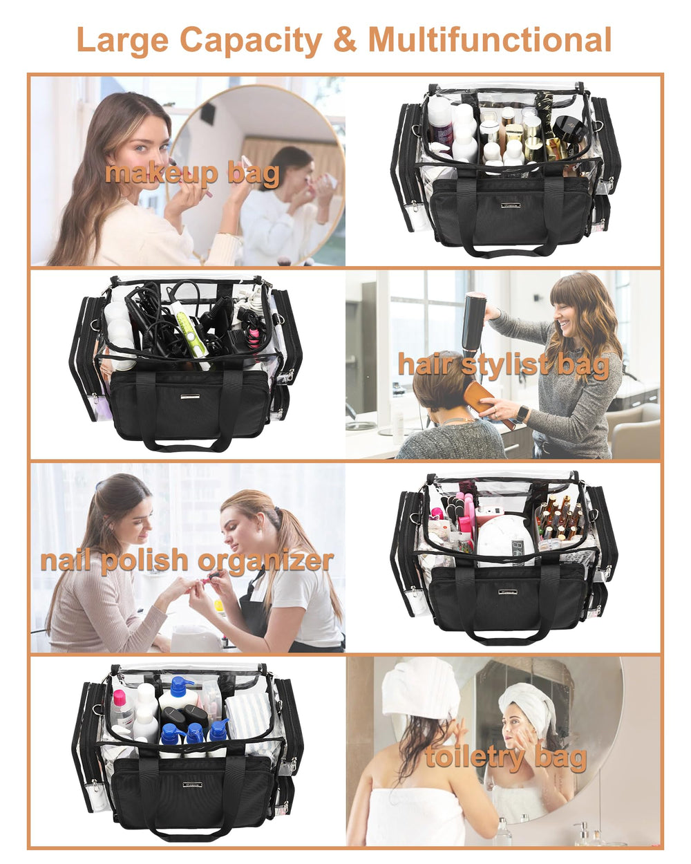 Relavel extralarge back strap attached to a suitcase for easy travel