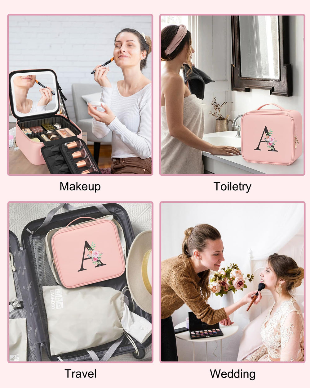 Relavel large-capacity storage bag suitable for cosmetics and more.