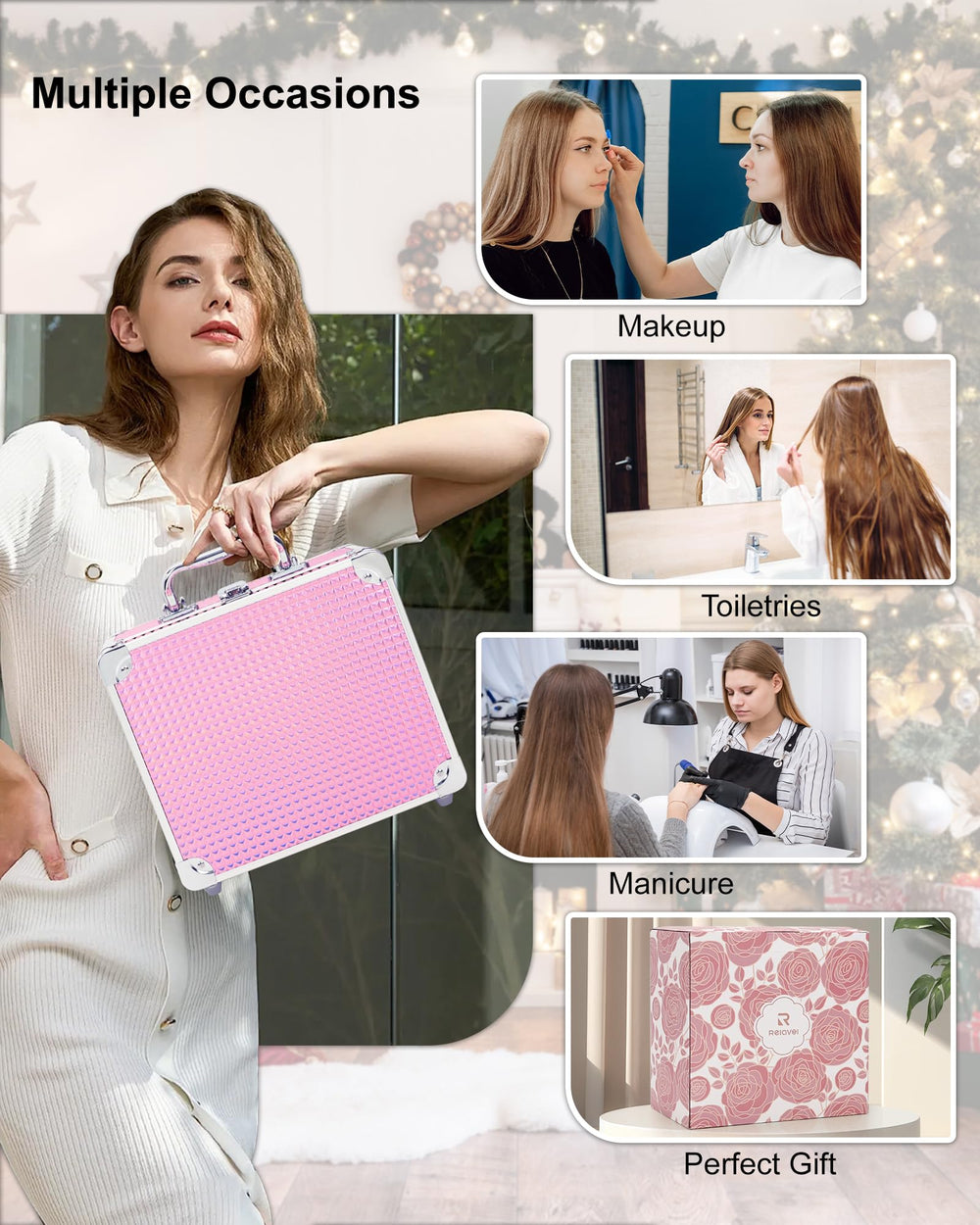 Relavel multi-purpose storage suitable for cosmetics and grooming essentials