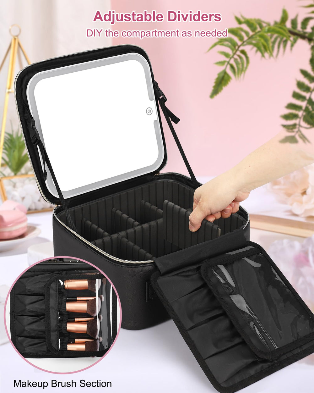 Relavel premium PU leather and easy-clean bottom withstand daily travel