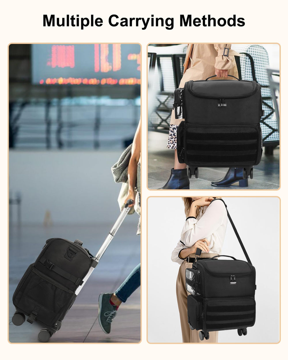 Relavel adjustable dividers tailor compartments for diverse kits.