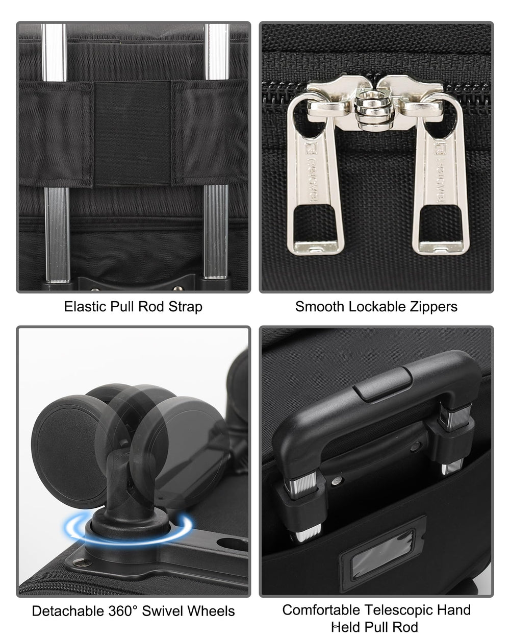 Relavel three-in-one design makeup case shows modular versatility for travel and studio use.