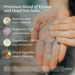 Relax Spa & Bath mineral-dense salts crystals in packaging