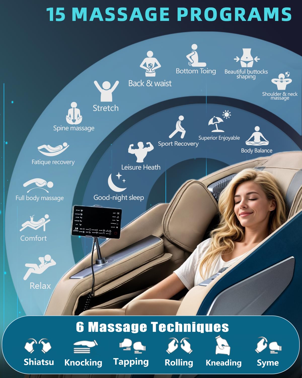 RelaxRelife 4D massage rollers target neck, back, and legs for precise relief.