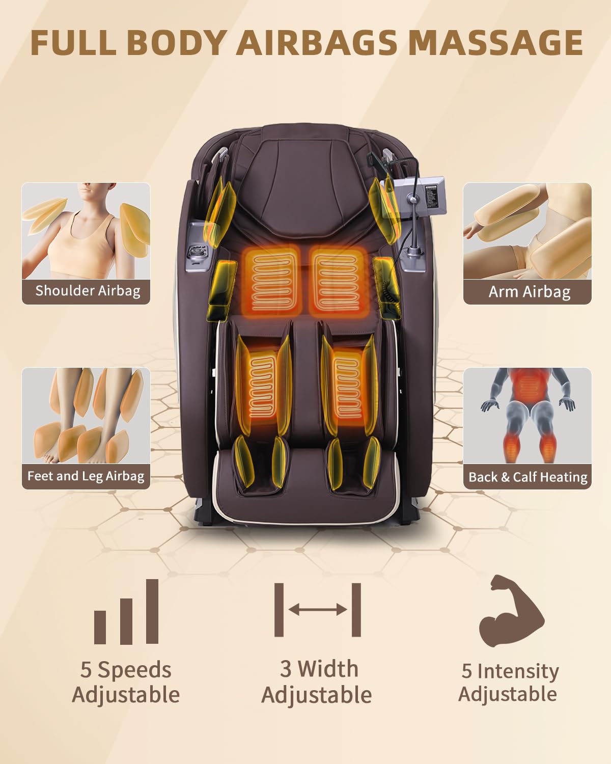 RelaxRelife body detect scans tailor massage to your physique