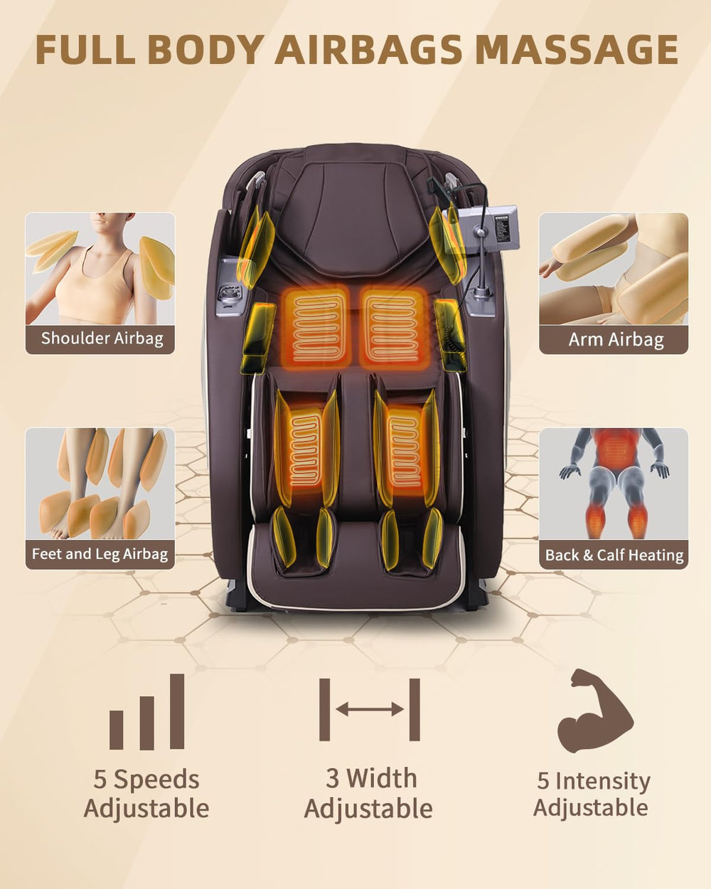 RelaxRelife body detect scans tailor massage to your physique