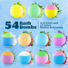 RelaxRose bath bombs dissolving to release color and fragrance with lasting foam.