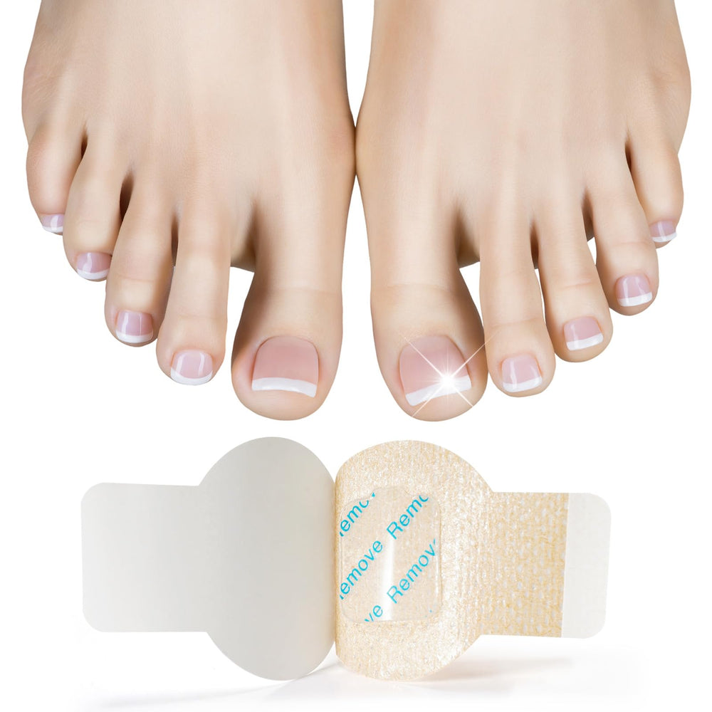 ReliCo patch illustrating potential discoloration improvement on nails.