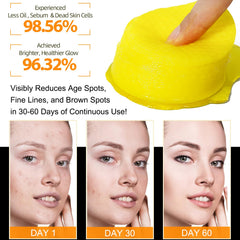 ReliCo Turmeric cleansing pad demonstrates exfoliation and hydration in one step.