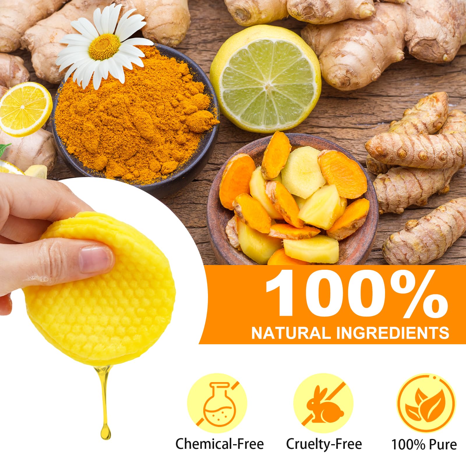 ReliCo Turmeric cleansing pad travel-sized pack ideal for on-the-go skincare.