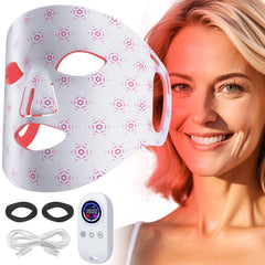 ReLuien red light mask front view showing at-home skin rejuvenation potential