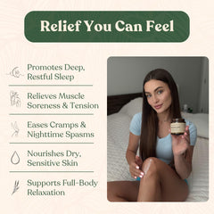 Remedy Mama Magnesium Cream jar close-up showing rich texture and absorption