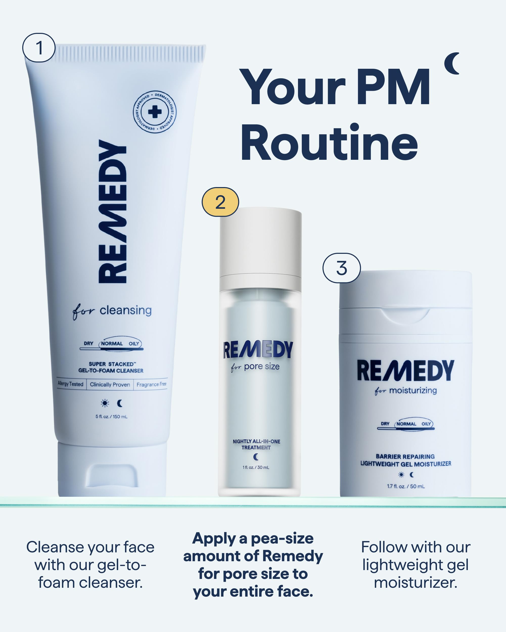 Remedy Science Pore Size Serum fragrance-free label suitable for sensitive skin