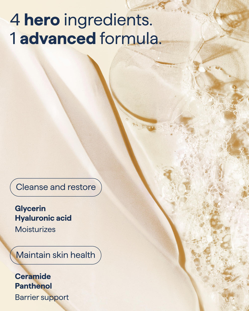 Remedy Science cleanser in shower setup for daily use and balanced skin