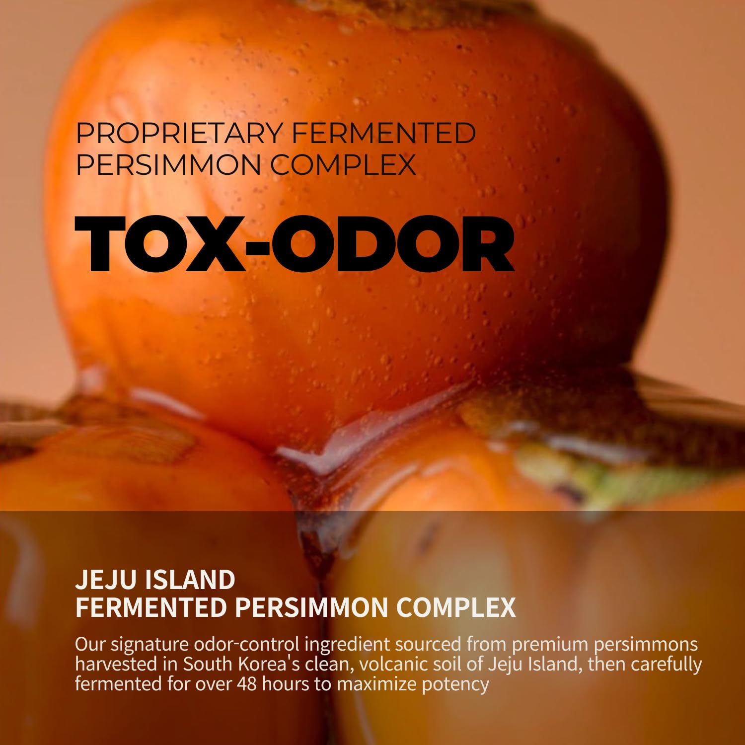 Rememberin Persimmon Shampoo foam on hand demonstrates gentle cleansing.