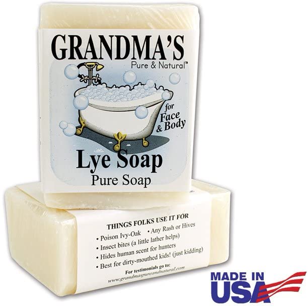 Remwood-Grandmas Pure Lye Soap Bar made in USA, cruelty-free and trusted quality.