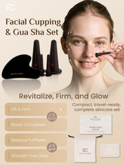Rena Chris face and neck cupping in silicone offers soothing de-puff for daily skincare.