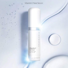 Renecell Vitamin C serum pump-dispense enables easy, consistent application.