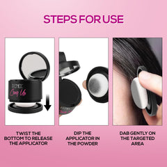RENÉE Cover-Up Hair Powder adds density to thinning areas for a fuller appearance.