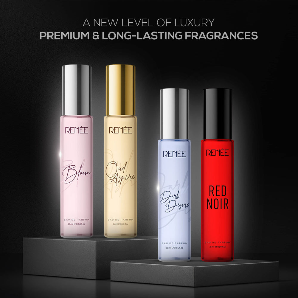 Renee travel-size bottles group photo underscores portability for on-the-go use.
