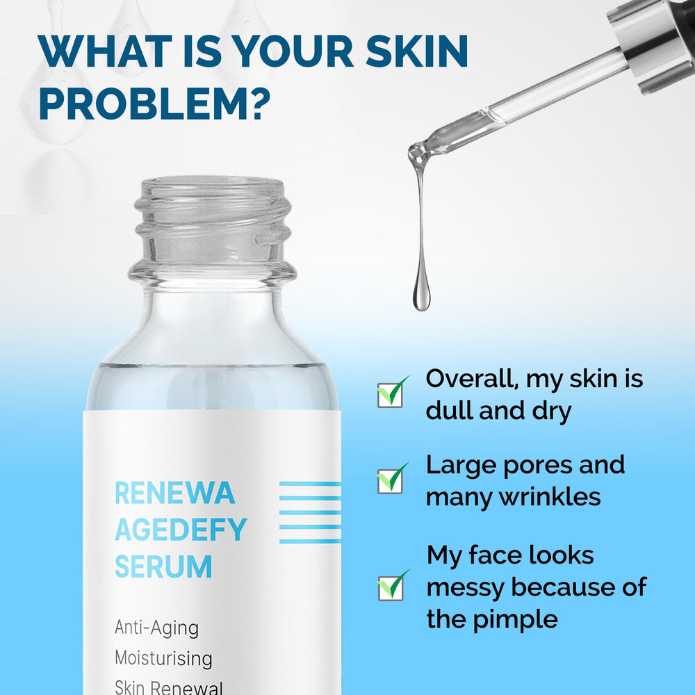 Renewa Skin AgeDefy Niacinamide Serum as part of your morning routine, ready for layering.