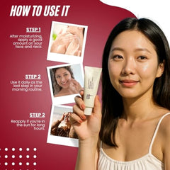 Renforcer Relief Sun rice extract and probiotics focus suggests soothing, balanced skin benefits.