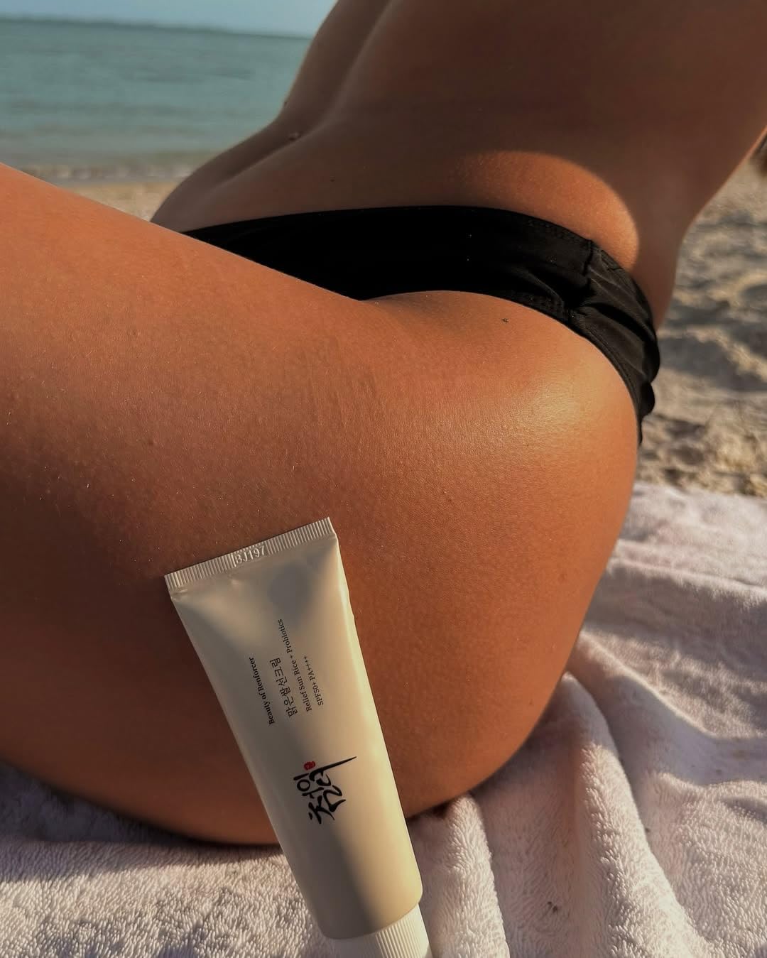 Renforcer Relief Sun travel-tube highlights convenient 50 ml size for on-the-go protection.