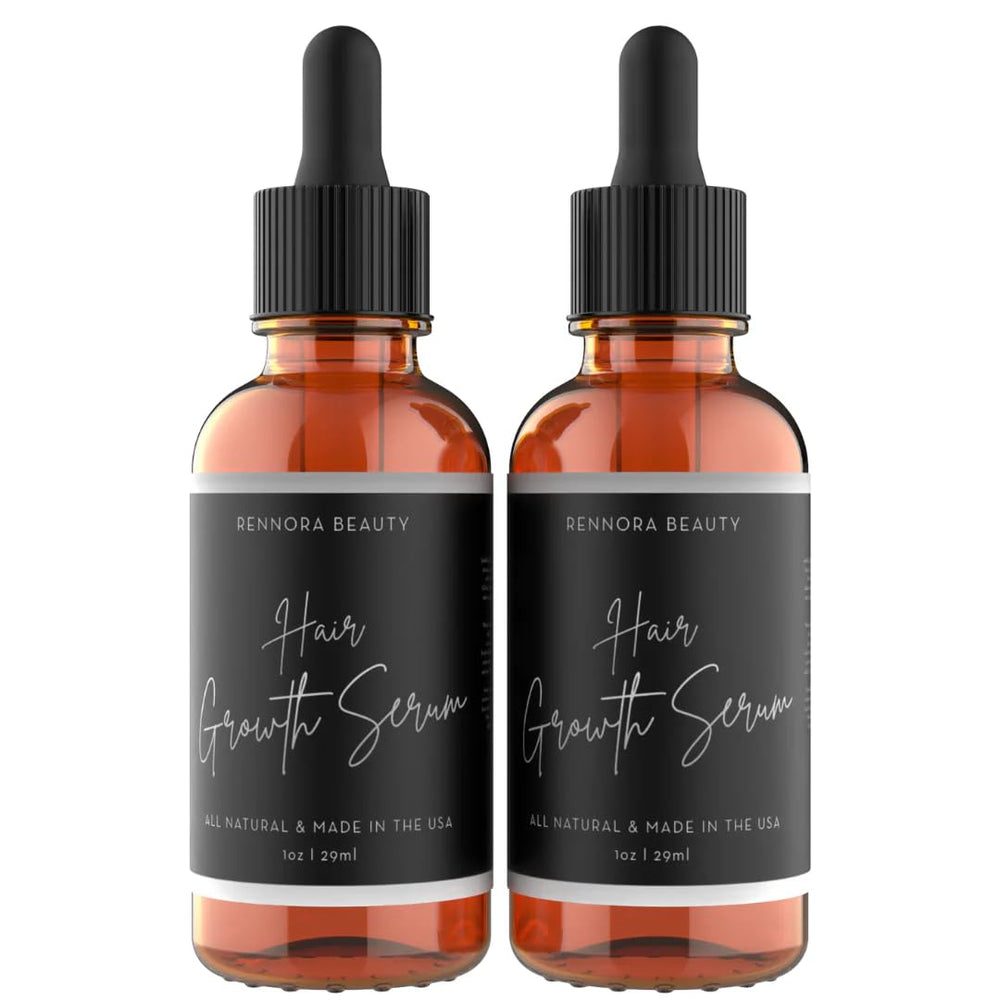 Rennora Beauty Hair Growth Serum bottle ready for daily scalp care