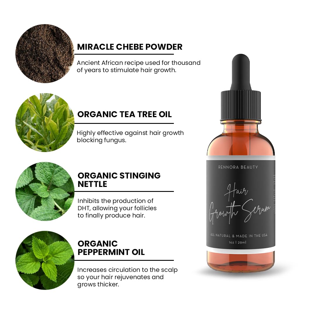 Close-up of Rennora Beauty serum texture, lightweight and non-greasy
