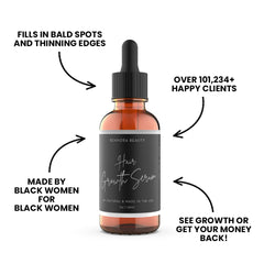 Rennora Beauty Hair Growth Serum applied with a gentle scalp massage to boost absorption