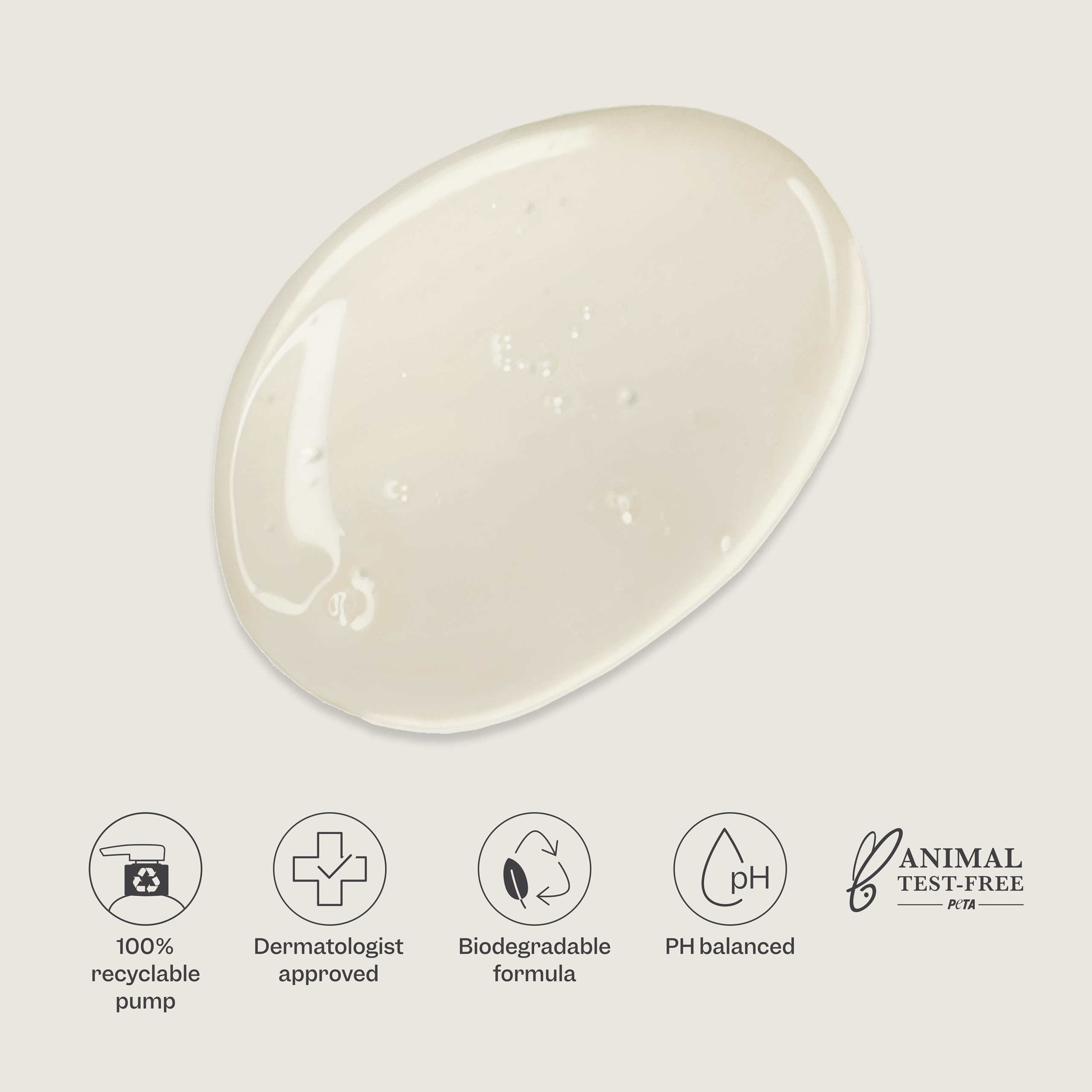 Hyaluronic acid detail promotes moisture boost in RENPURE wash