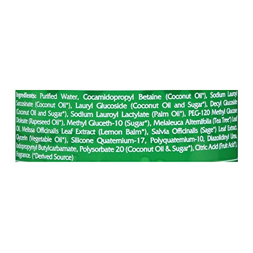 RENPURE sulfate-free label emphasizing gentle cleansing without harsh additives