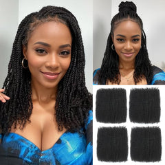 Renyarch Afro Kinky Bulk 16-inch bundle pack ready for twists