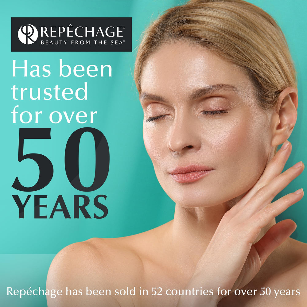 Repechage C Serum routine shot suggests daily hydration ritual.