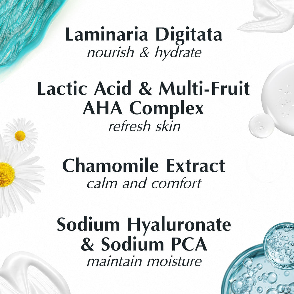 Close-up of creamy texture emphasizes quick absorption and a non-greasy finish.