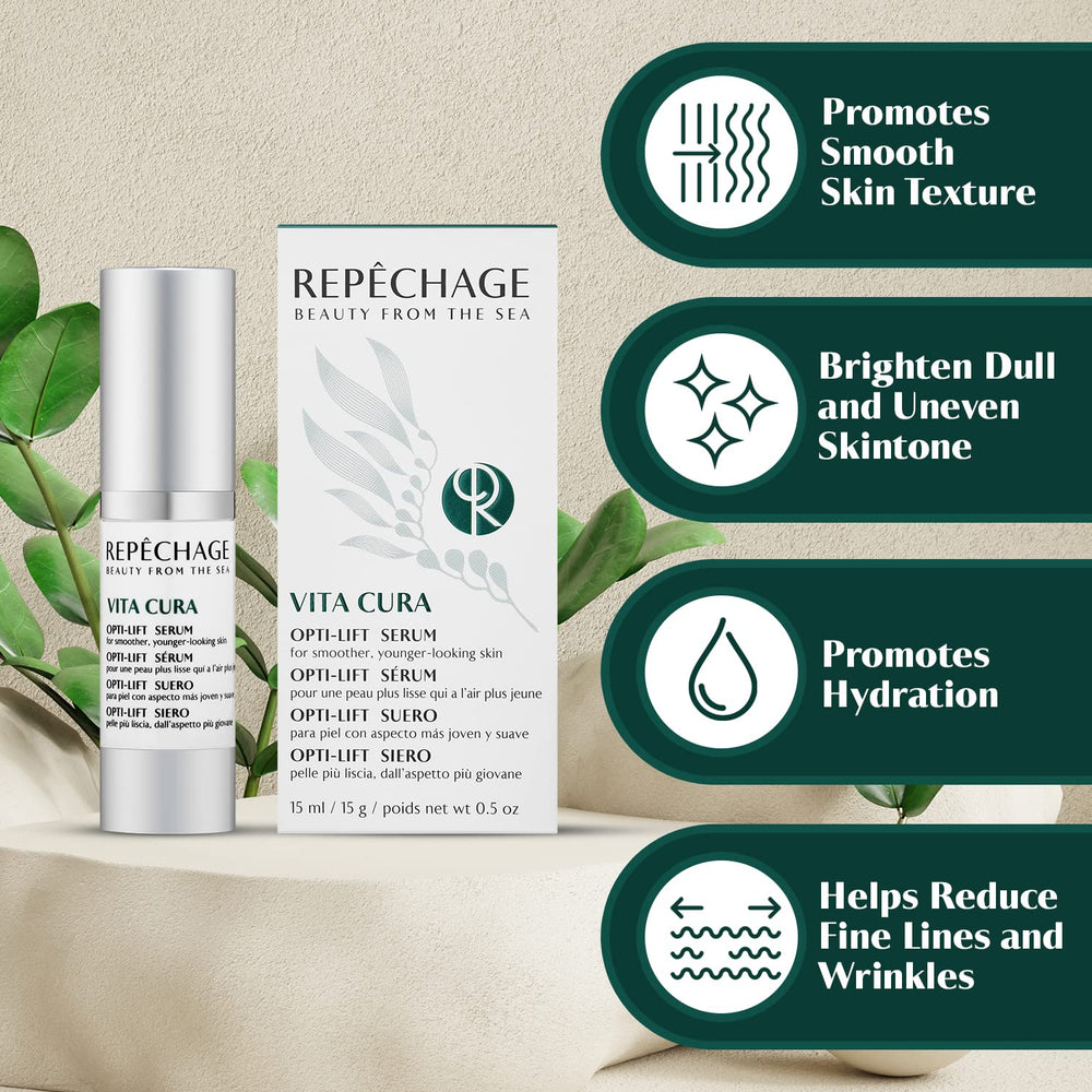 Repechage Vita Cura Opti-Lift Serum ginkgo biloba promotes oxygenation
