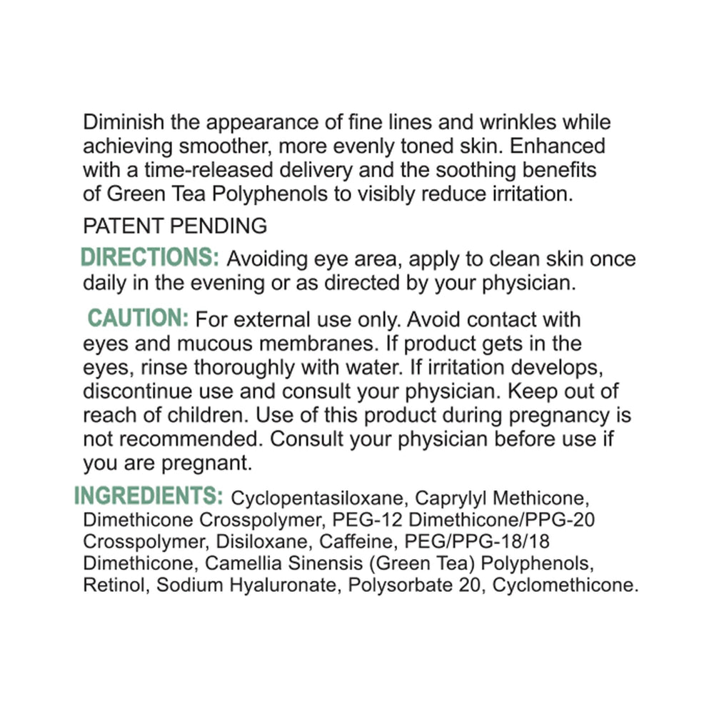 Replenix serum on hand demonstrating easy spread and absorption.