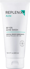 Replenix BP Acne Face Wash bottle-pump for easy daily cleansing of acne-prone skin.