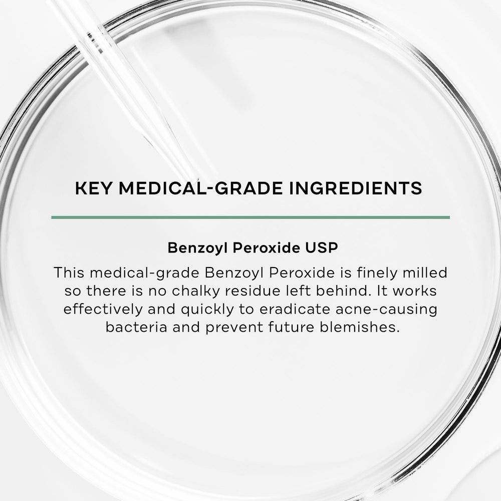 Replenix BP Acne Face Wash pump dispense for easy daily use