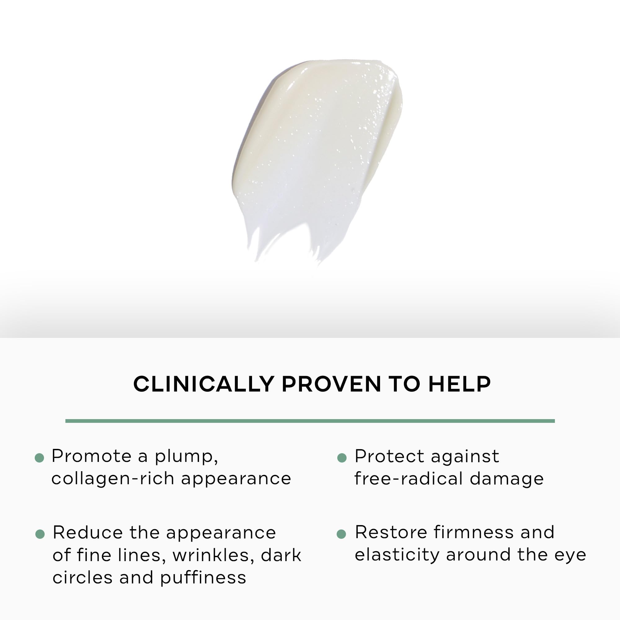 Replenix eye cream pump and bottle for easy daily application.
