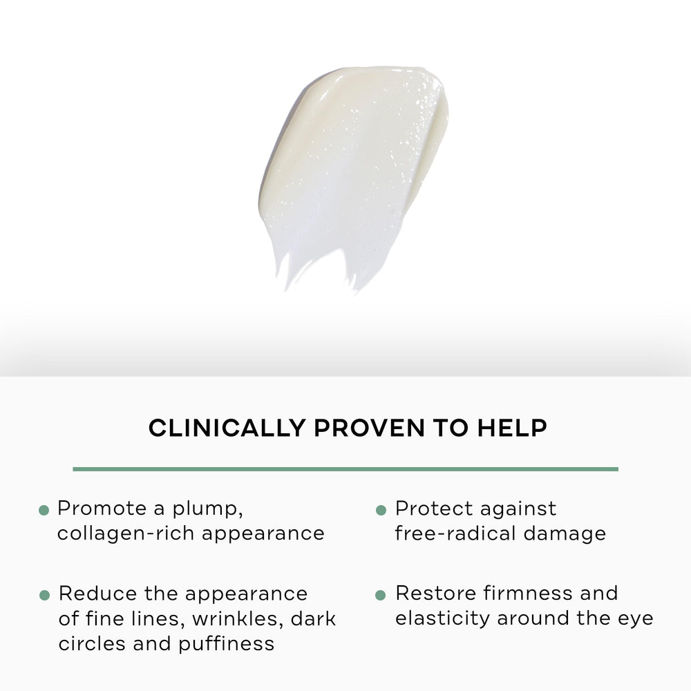 Replenix eye cream pump and bottle for easy daily application.